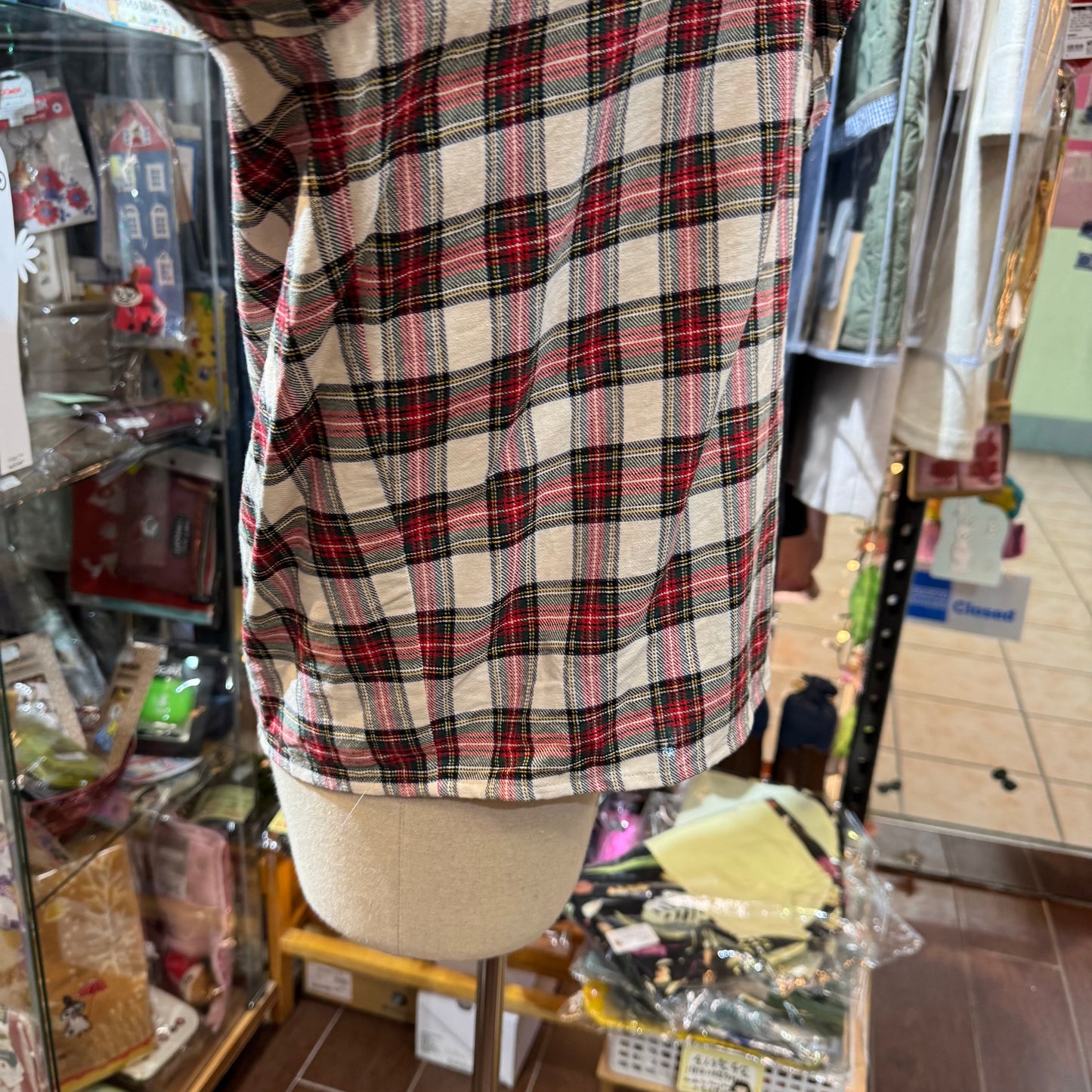 Sale- Mizuiro Ind Red Checked Shirt, made in Japan