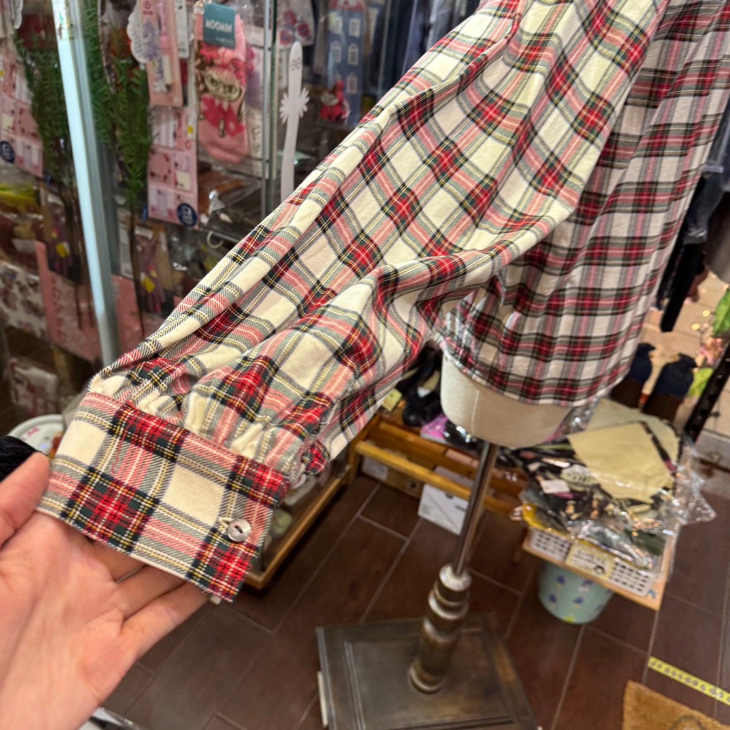 Sale- Mizuiro Ind Red Checked Shirt, made in Japan