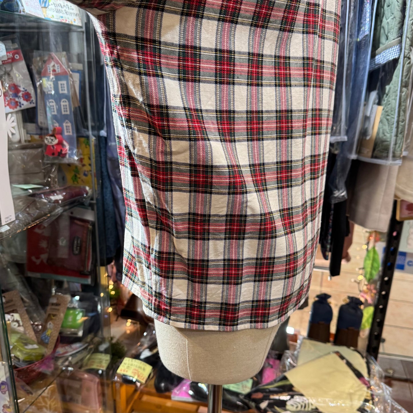 Sale- Mizuiro Ind Red Checked Shirt, made in Japan