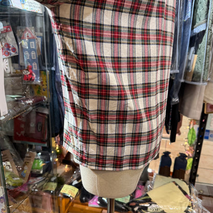 Sale- Mizuiro Ind Red Checked Shirt, made in Japan