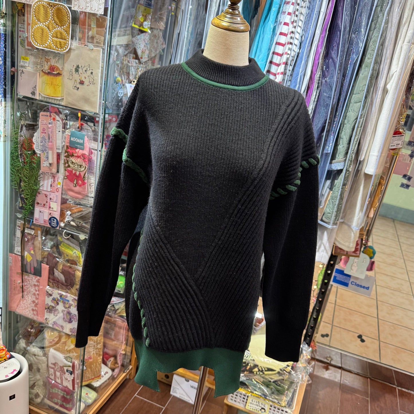UN3D Black Long Knit Sweater