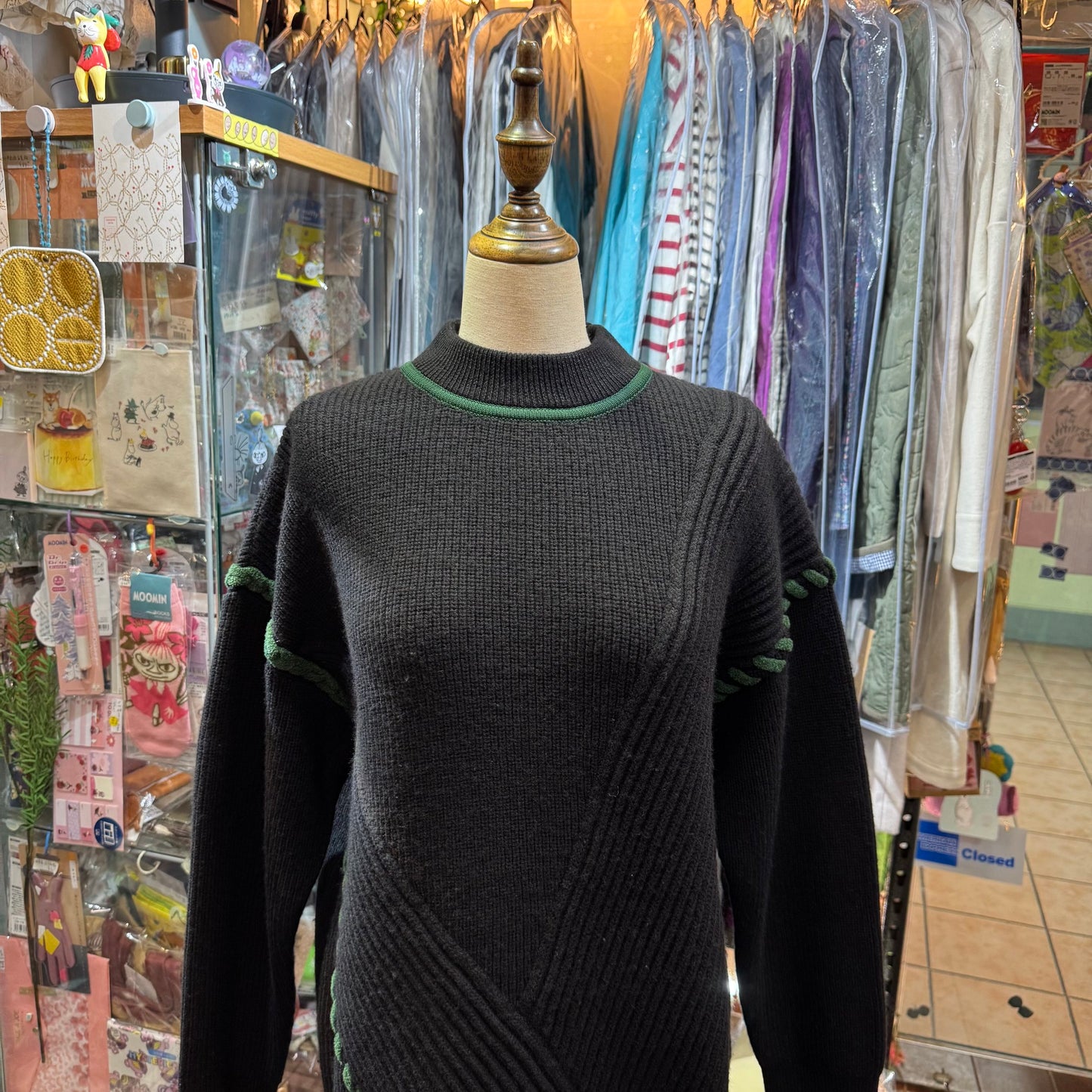 UN3D Black Long Knit Sweater