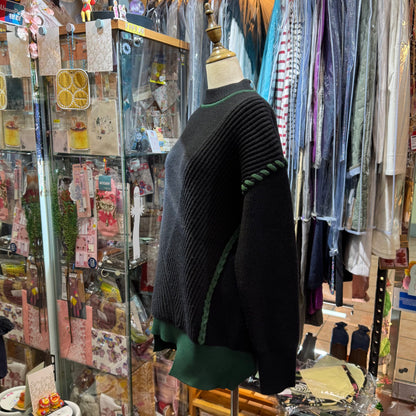 UN3D Black Long Knit Sweater