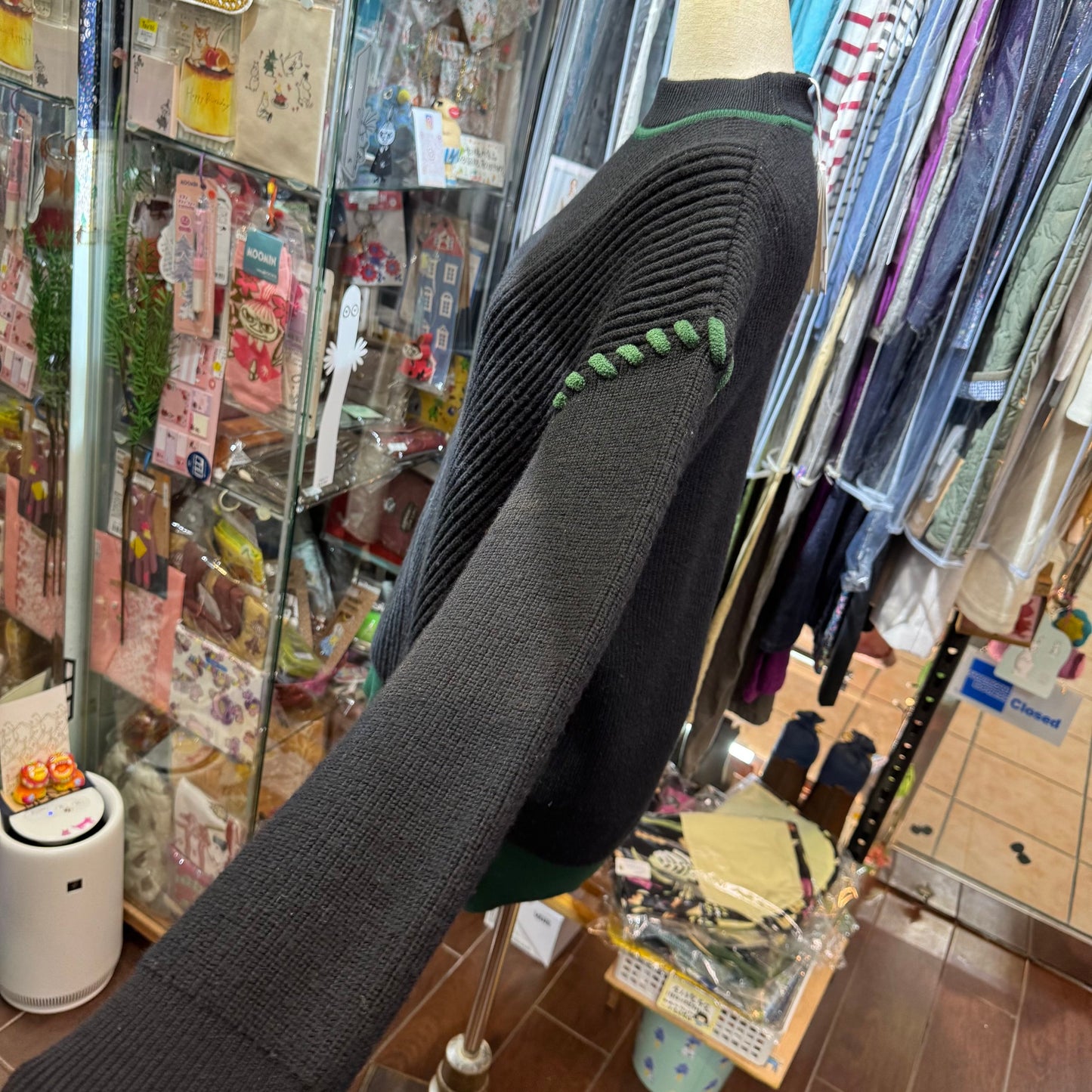 UN3D Black Long Knit Sweater