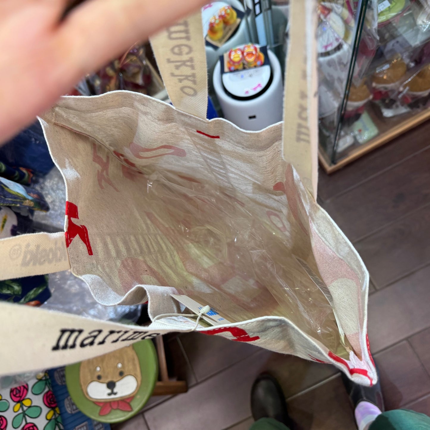 Sale- Marimekko Linen Tote Bag, made in Estonia