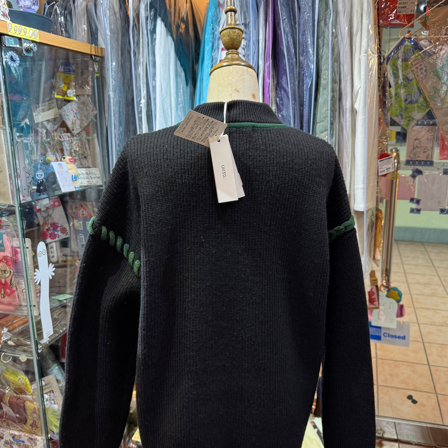 UN3D Black Long Knit Sweater