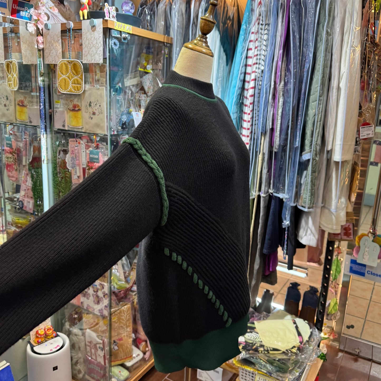 UN3D Black Long Knit Sweater