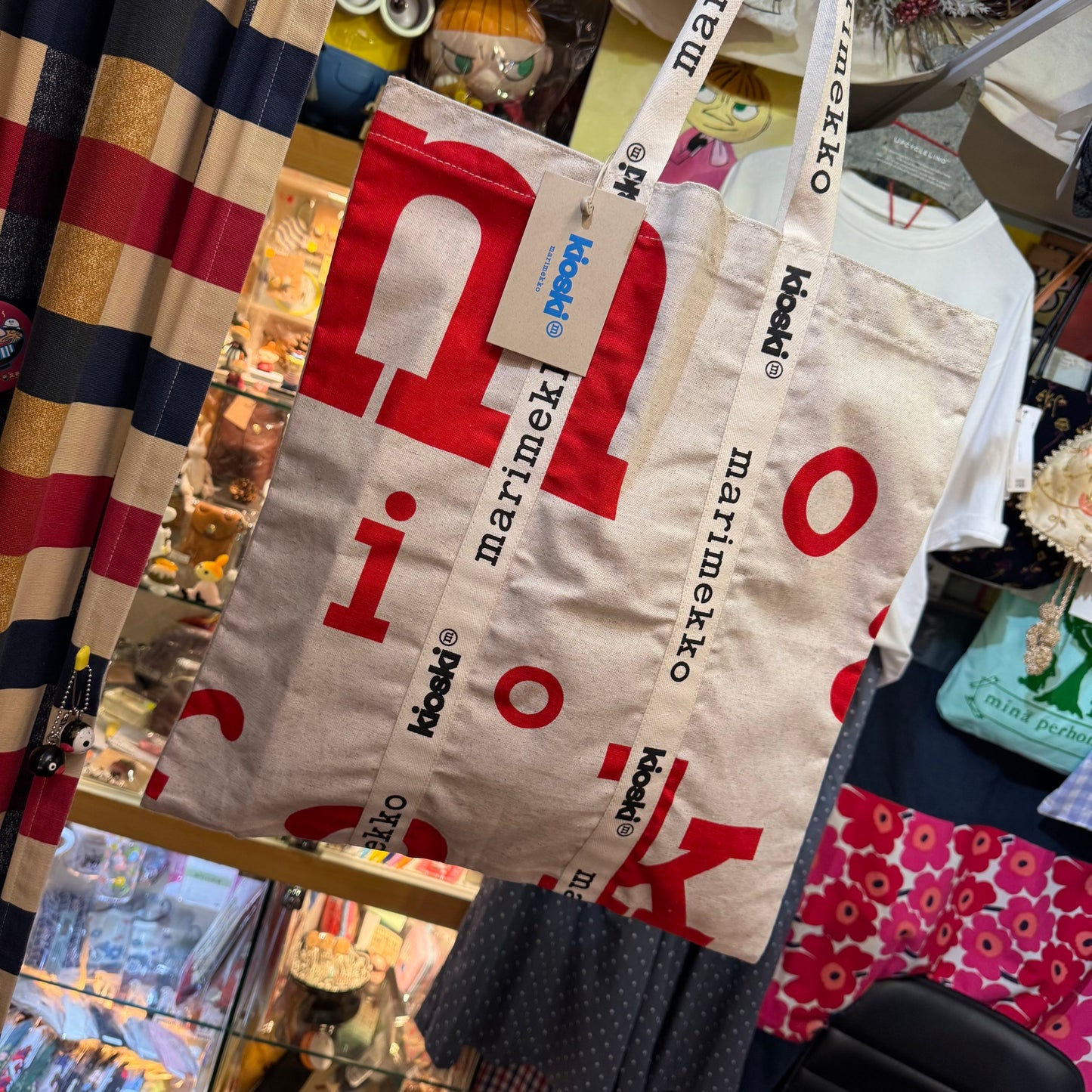 Sale- Marimekko Linen Tote Bag, made in Estonia