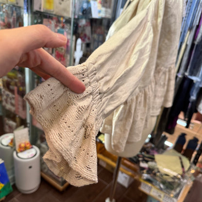 EXTRA30- TSUHARU by SM2 Lace Linen Shirt Top, 2 Colors, made in India