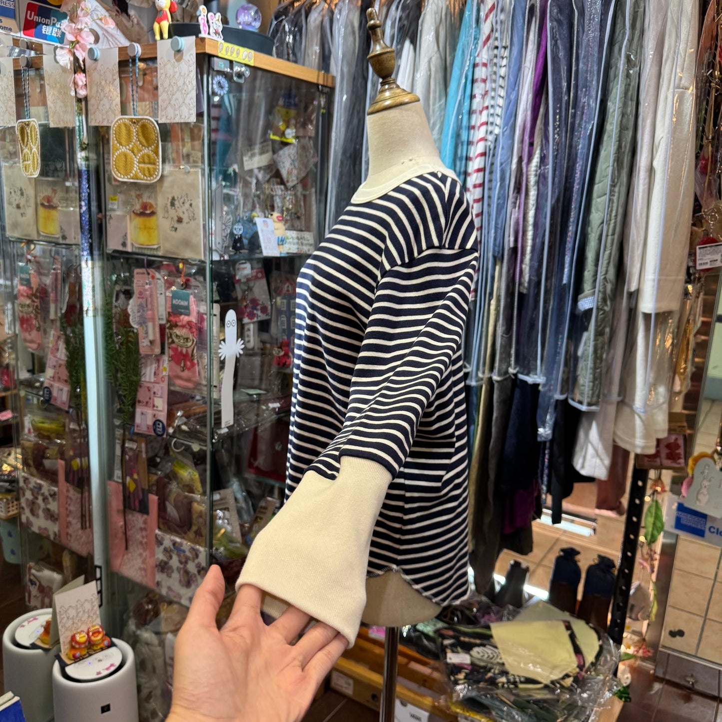 Sale- Diaries Striped Top, 2 Colors, made in Japan