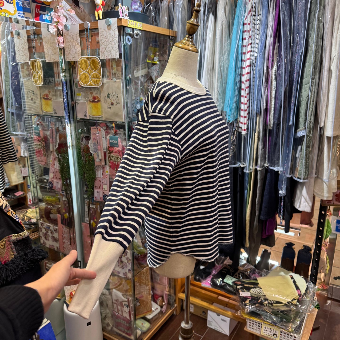 Sale- Diaries Striped Top, 2 Colors, made in Japan