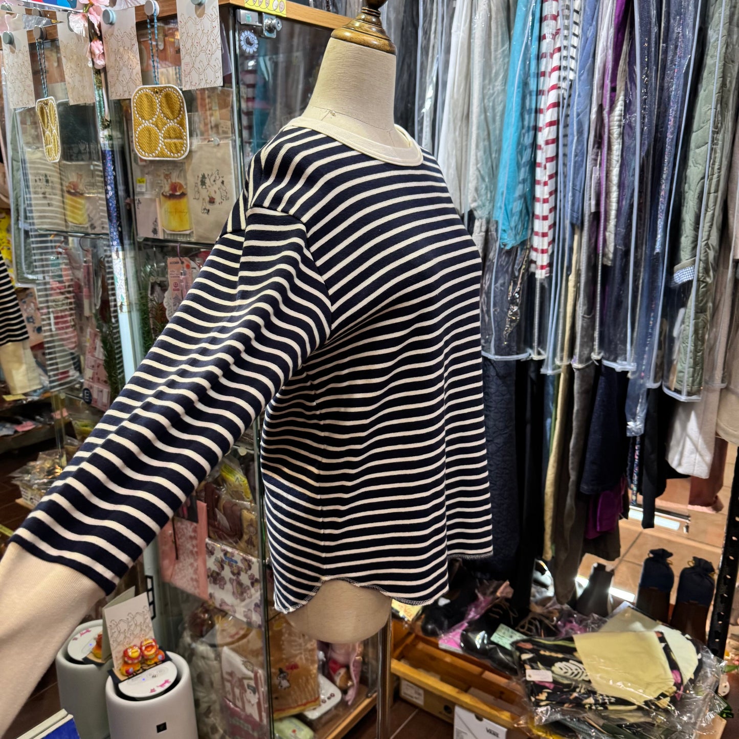 Sale- Diaries Striped Top, 2 Colors, made in Japan