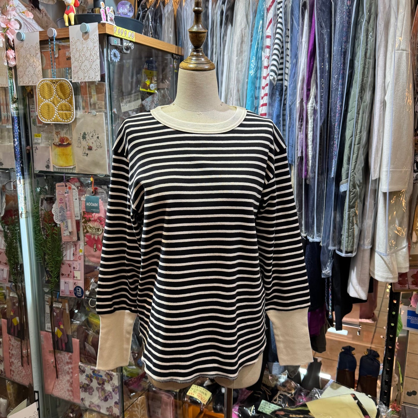 Sale- Diaries Striped Top, 2 Colors, made in Japan