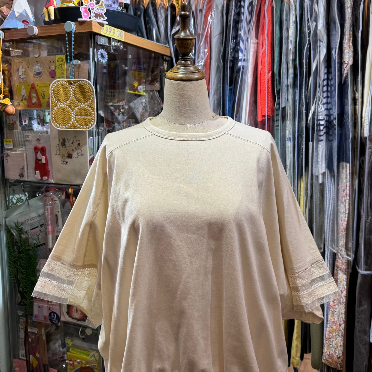 Porter des boutons Ivory Top, made in Japan