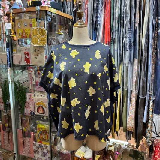 VM Floral Navy Top, made in Japan