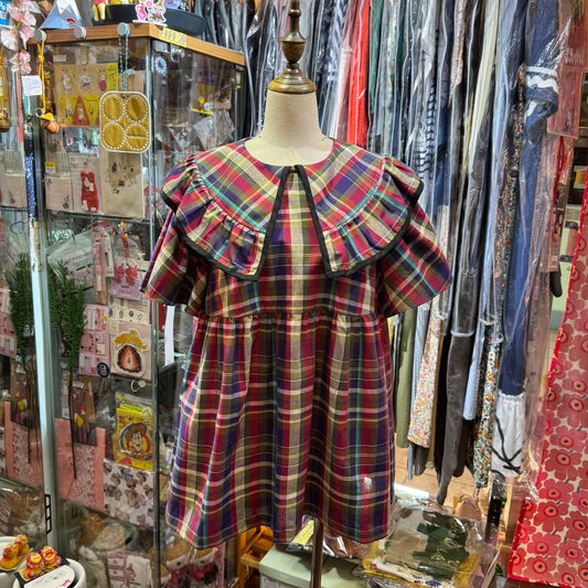 Drowse and Yet… Red Checked Top, made in Japan