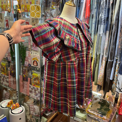 Drowse and Yet… Red Checked Top, made in Japan