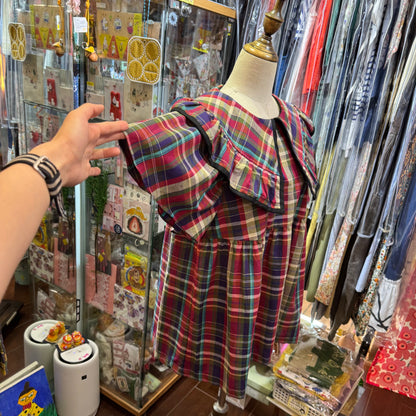 Drowse and Yet… Red Checked Top, made in Japan