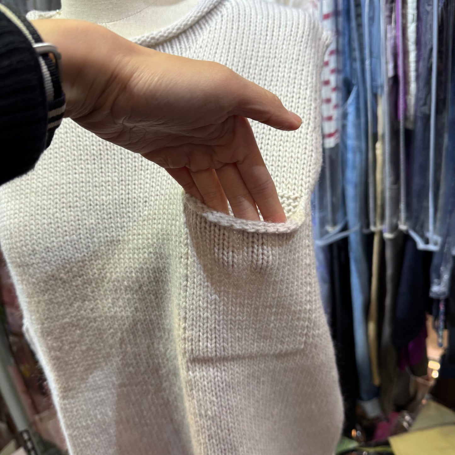 Sale- SO Light Grey Vest Top
