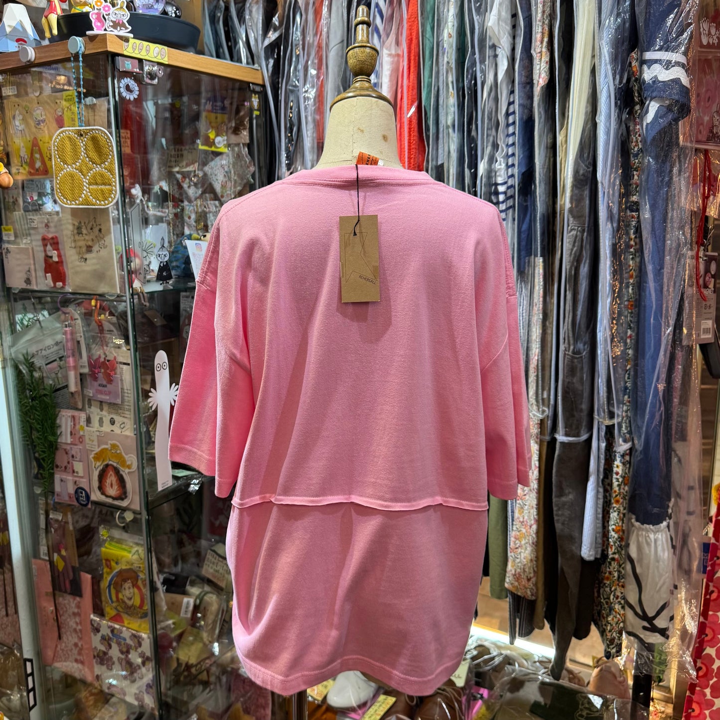 Rehersall Embroidery T-shirt, 2 Colors, made in Japan