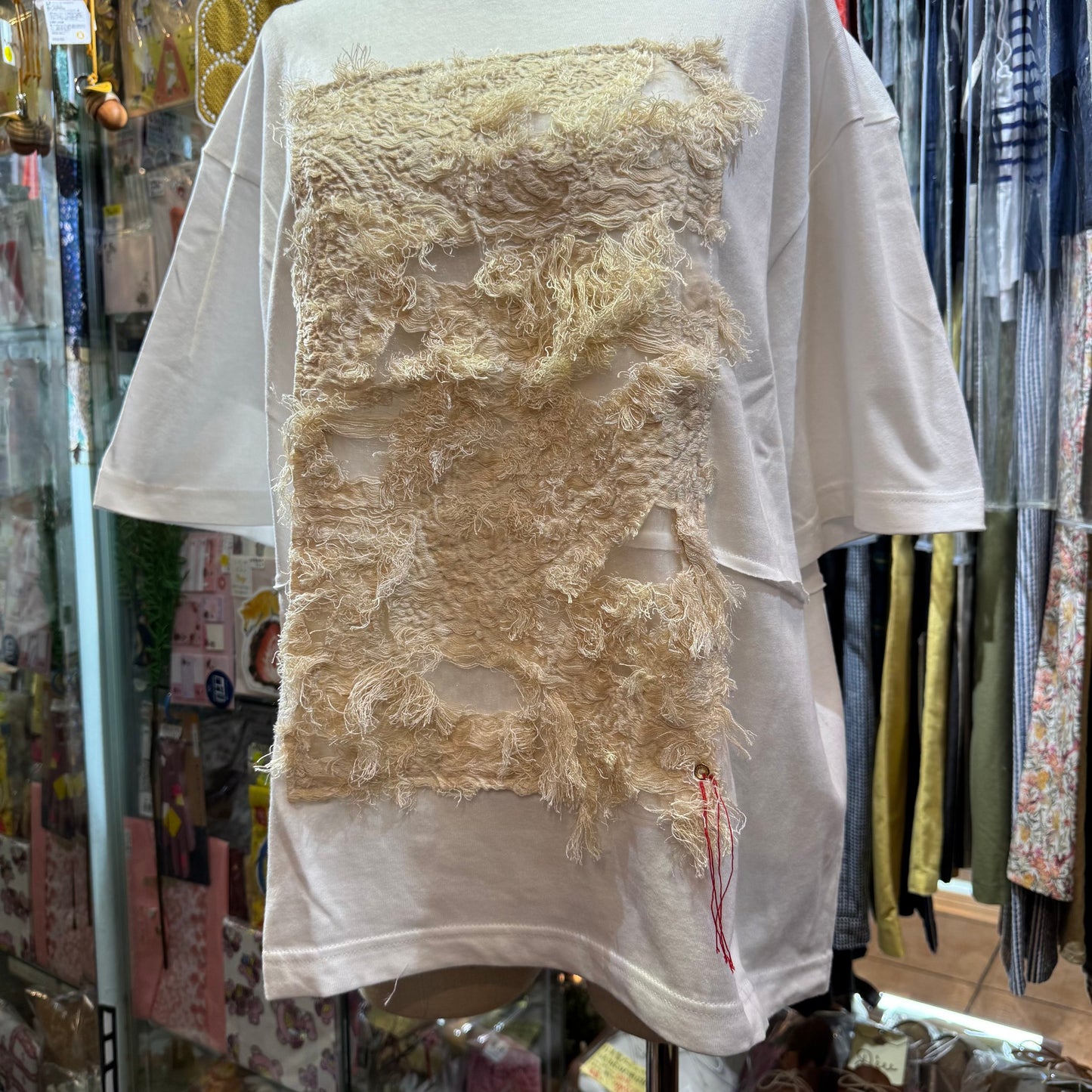 Rehersall Embroidery T-shirt, 2 Colors, made in Japan