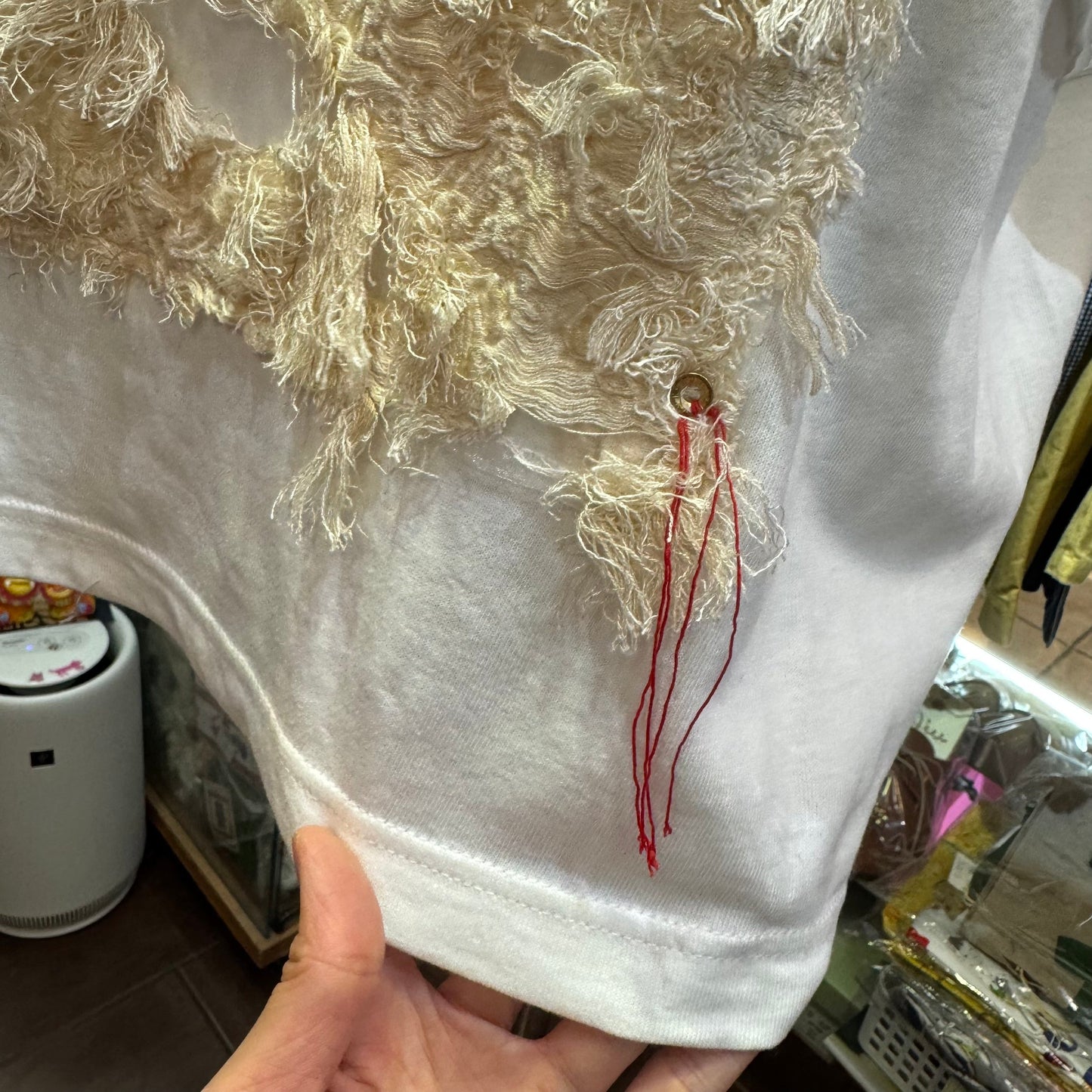 Rehersall Embroidery T-shirt, 2 Colors, made in Japan
