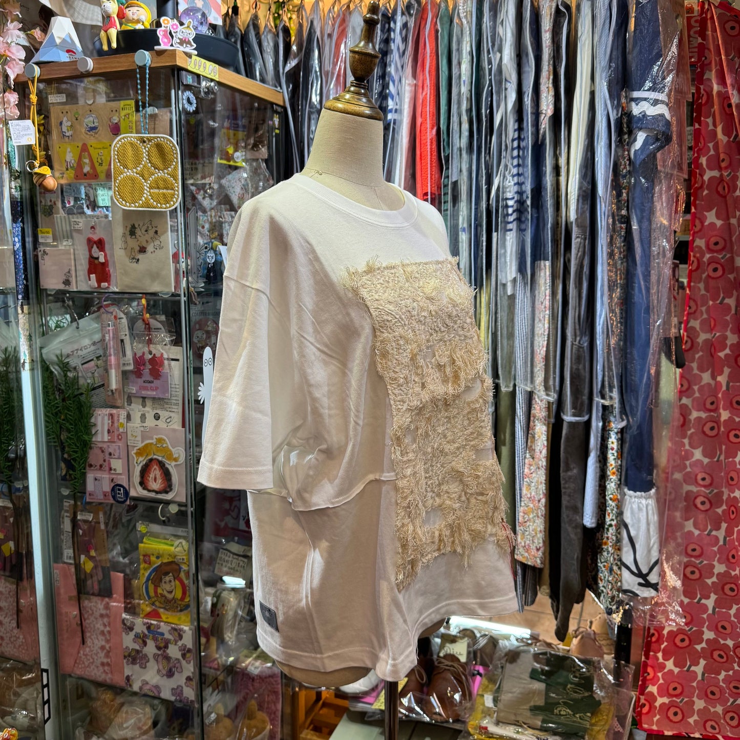 Rehersall Embroidery T-shirt, 2 Colors, made in Japan