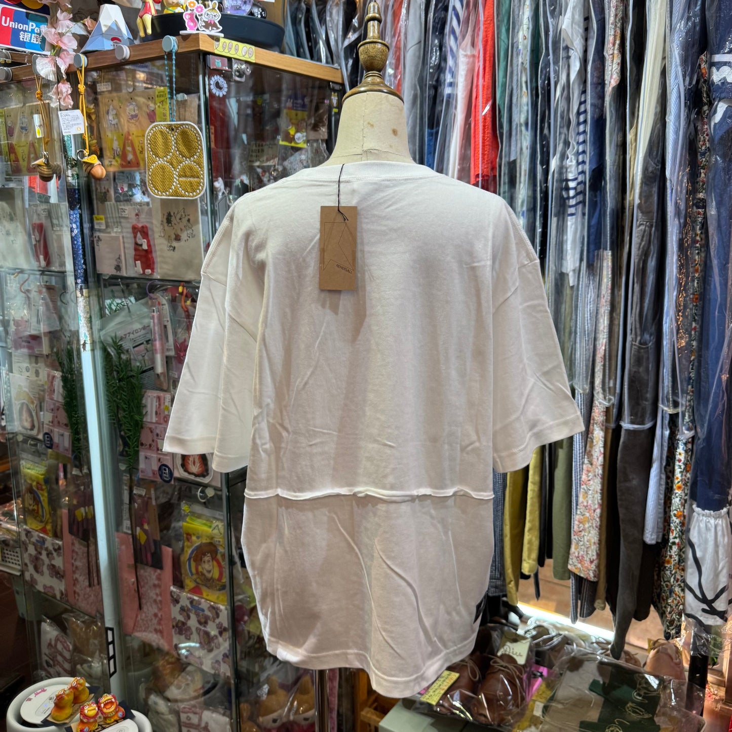 Rehersall Embroidery T-shirt, 2 Colors, made in Japan