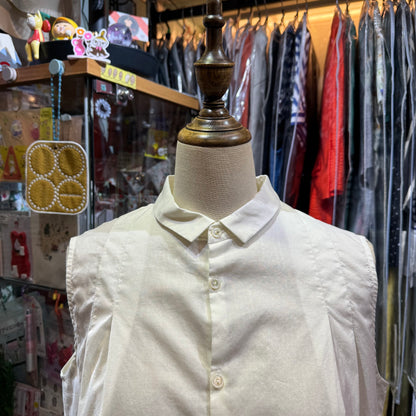 EXTRA30- VM White Vest Top, made in Japan
