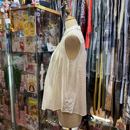 EXTRA30- VM White Vest Top, made in Japan