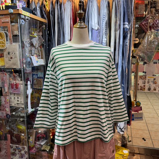 Sale- Ynir Striped T-shirt, 3 Colors, made in Japan
