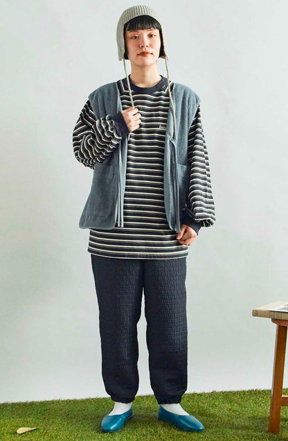 Sale- Buoy Buoy Black Embroidery Pants, made in Japan