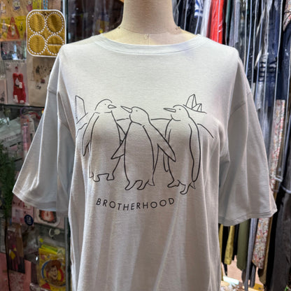 EXTRA30- Nachukara Penguins T-shirt, 3 Colors, made in Japan