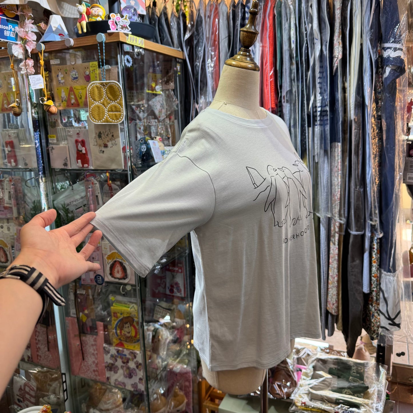Nachukara Penguins T-shirt, 3 Colors, made in Japan