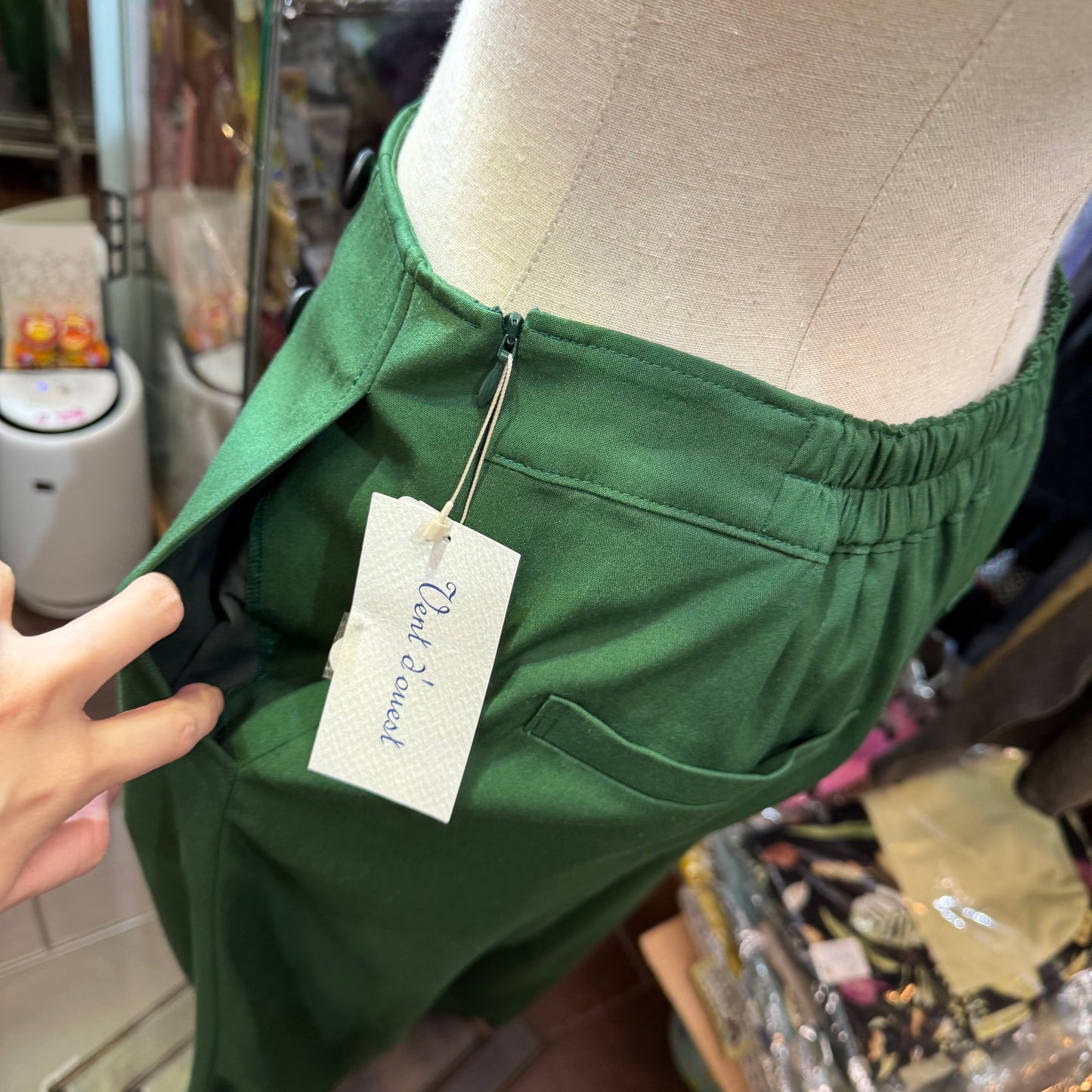EXTRA20- Vent d Ouest Green Pants, size 40, made in Japan