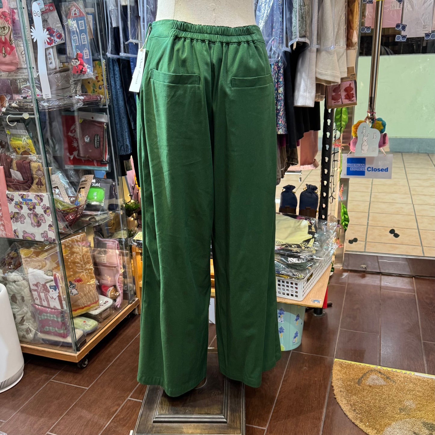 EXTRA20- Vent d Ouest Green Pants, size 40, made in Japan