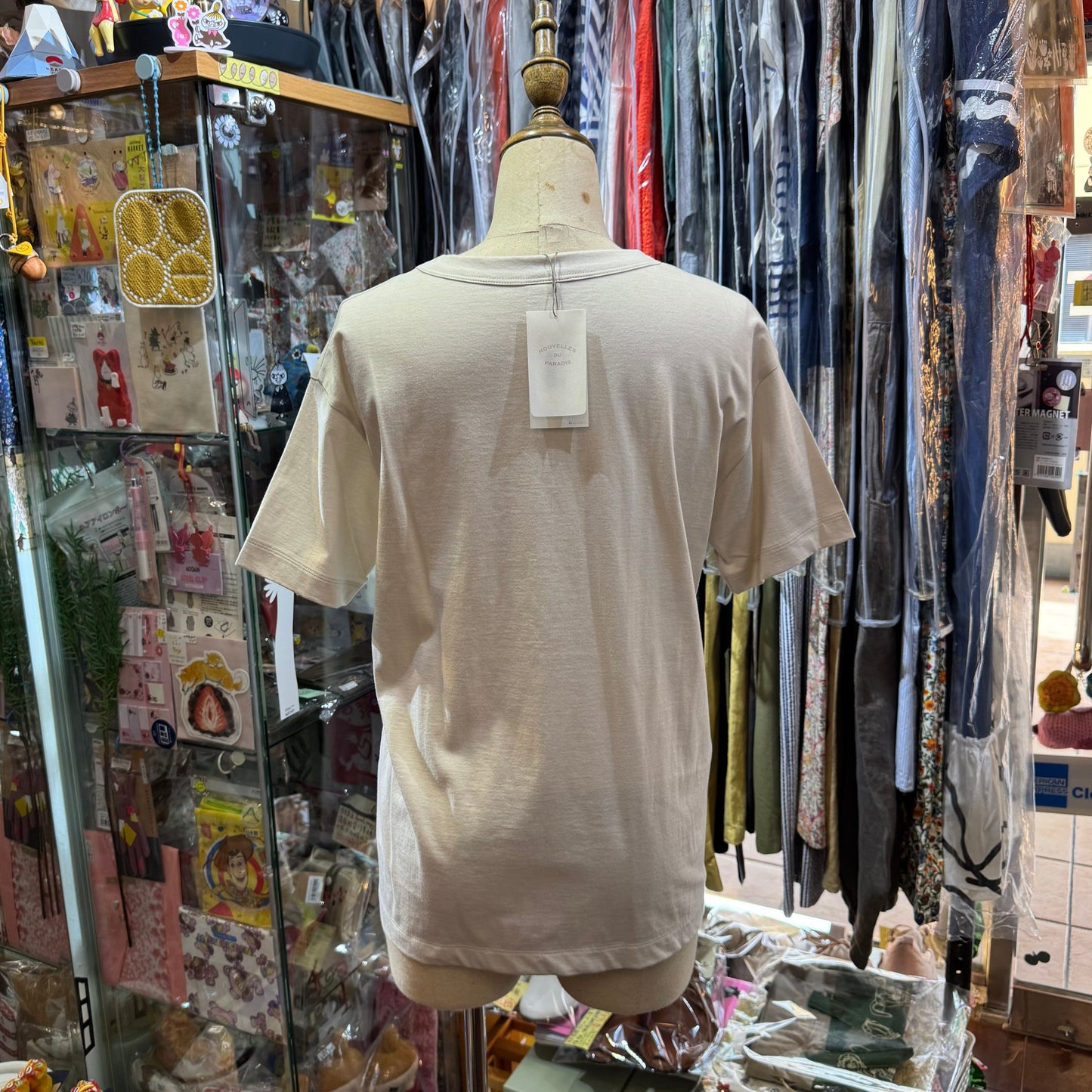 Nouvelles du Paradis Crème Beurre T-shirt, 2 Colors, made in Japan