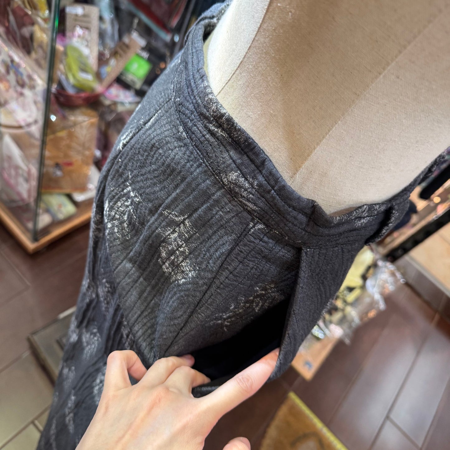 Sale- Qiri Prints Charcoal Pants,  made in Japan