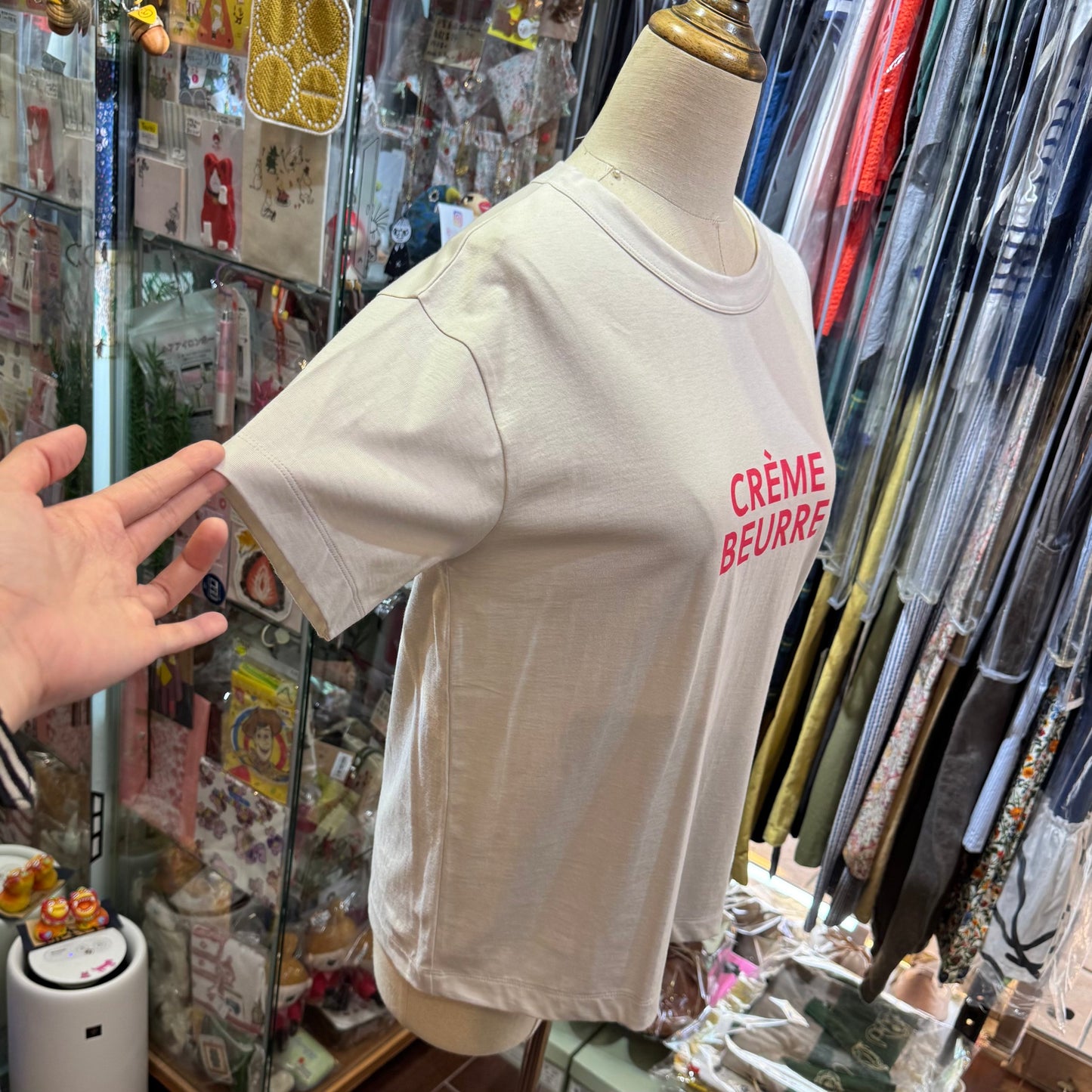 Nouvelles du Paradis Crème Beurre T-shirt, 2 Colors, made in Japan