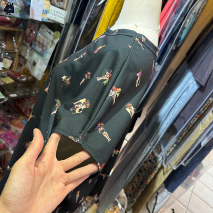 Bedsidedrama Prints Top, size 1, made in Japan