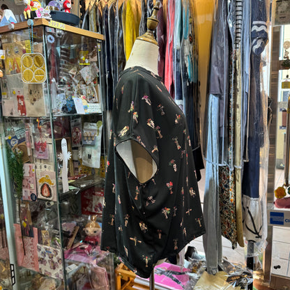 Bedsidedrama Prints Top, size 1, made in Japan