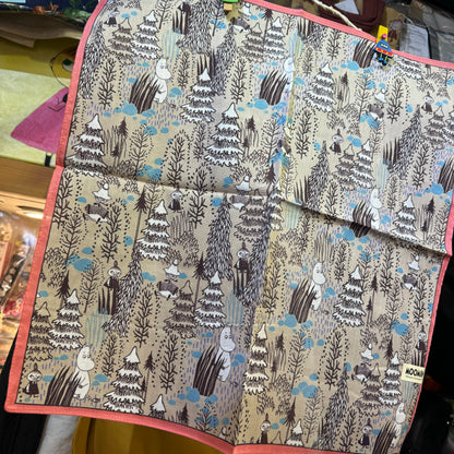 Moomin and Little My Towel, Handkerchief, made in Japan