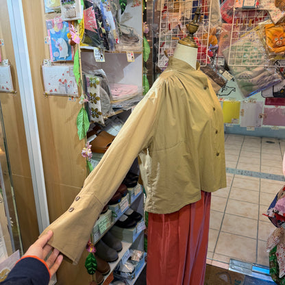 Liyoca Beige Shirt, made in Japan