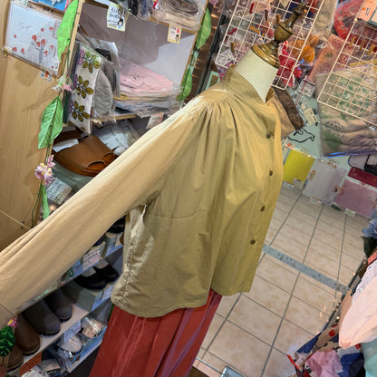 Liyoca Beige Shirt, made in Japan
