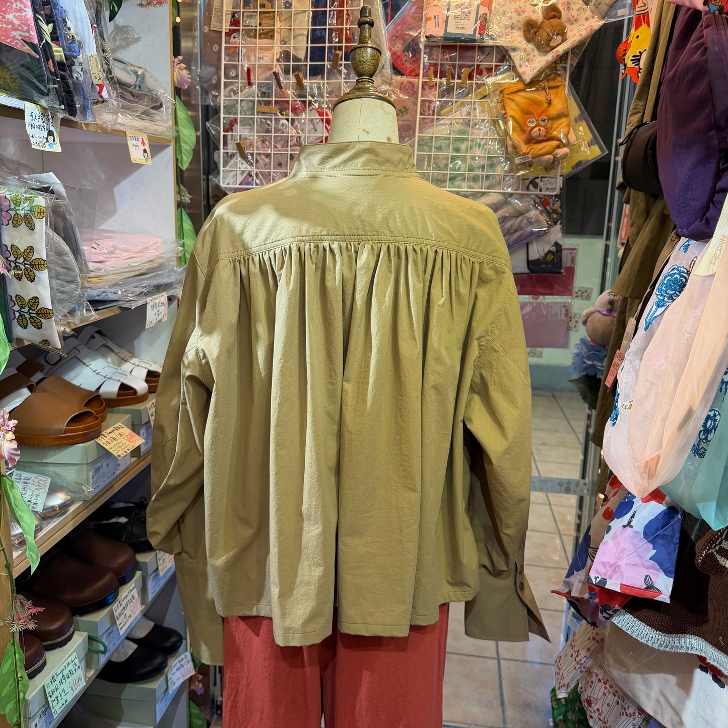 Liyoca Beige Shirt, made in Japan