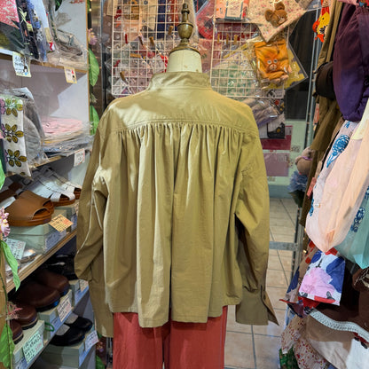 Liyoca Beige Shirt, made in Japan
