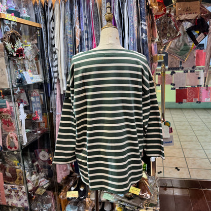 Grandpark Striped T-shirt, 2 Colors, Size 38(M), made in Japan