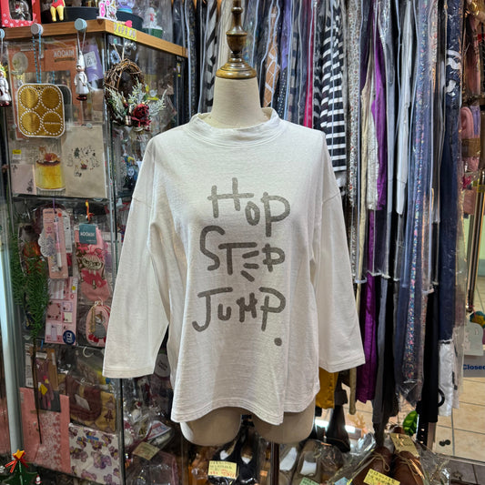 Tumugu Hop Step Jump T-shirt, 3 Colors, made in Japan