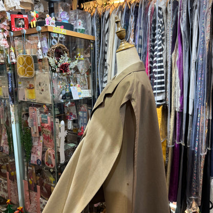 EXTRA30- Midiumisolid Beige Top, Outer, made in Japan