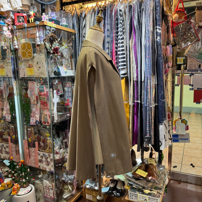 EXTRA30- Midiumisolid Beige Top, Outer, made in Japan